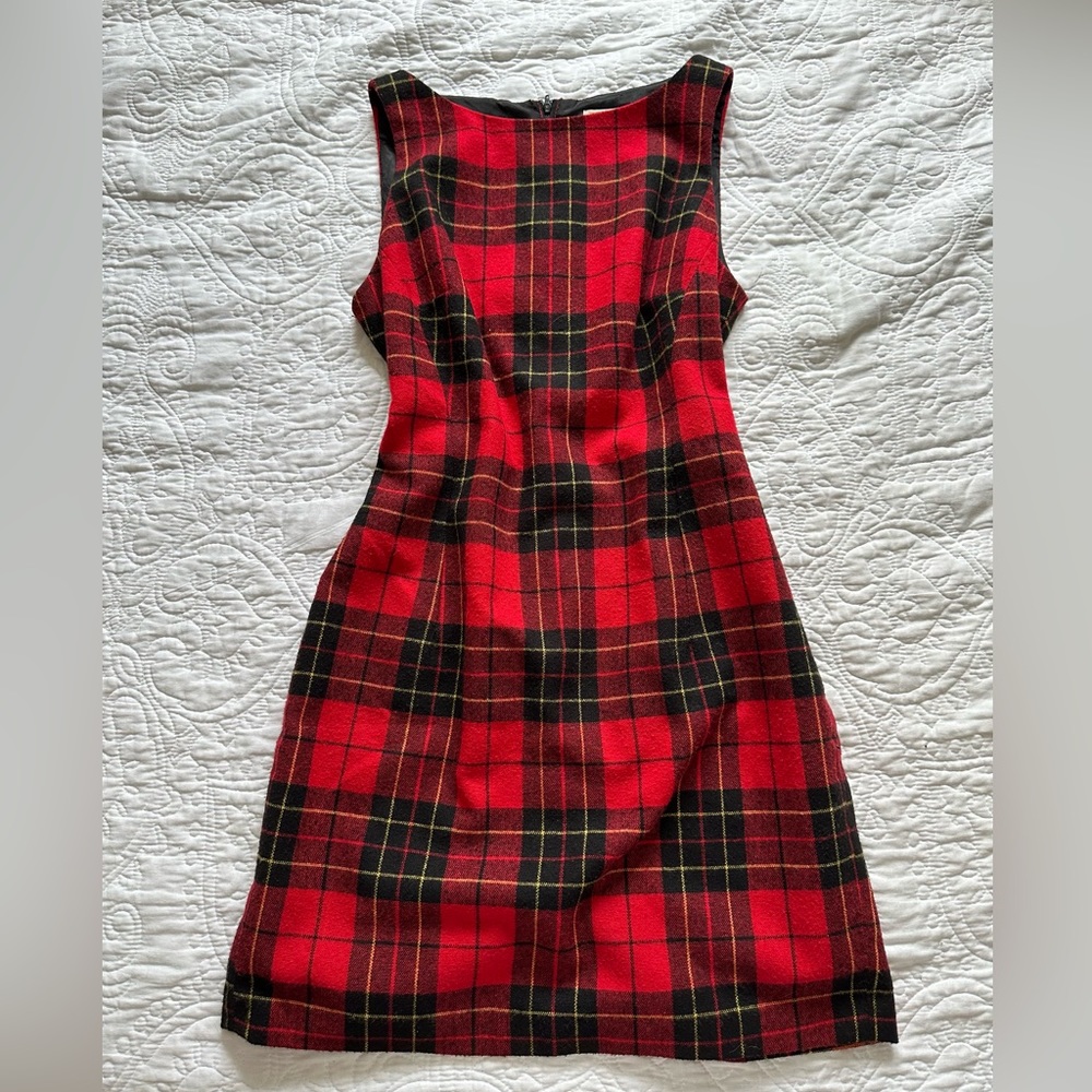 🎁Vintage Plaid Mini Dress🎁